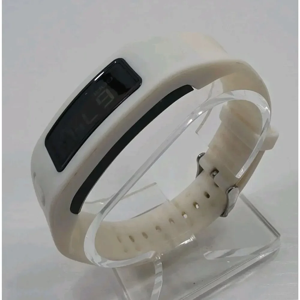 Garmin Vivofit Fitness Tracker White Band F4ARND00 Bluetooth New Batteries W223